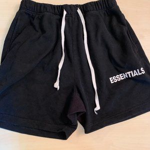 Fear of God Essentials Black Shorts